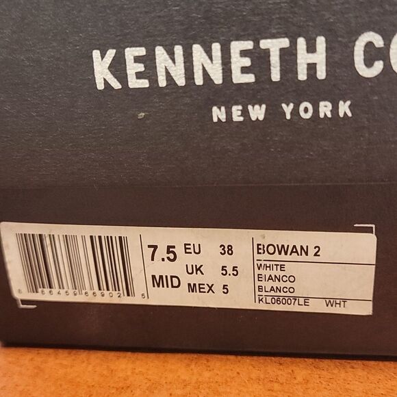 Kenneth Cole New York White Bowan 2 Loafers Size 7.5 - Picture 9 of 9